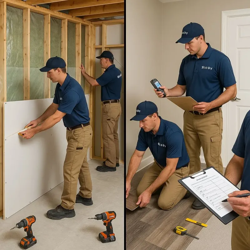 Repairs and Reconstruction process in Whitehouse, OH